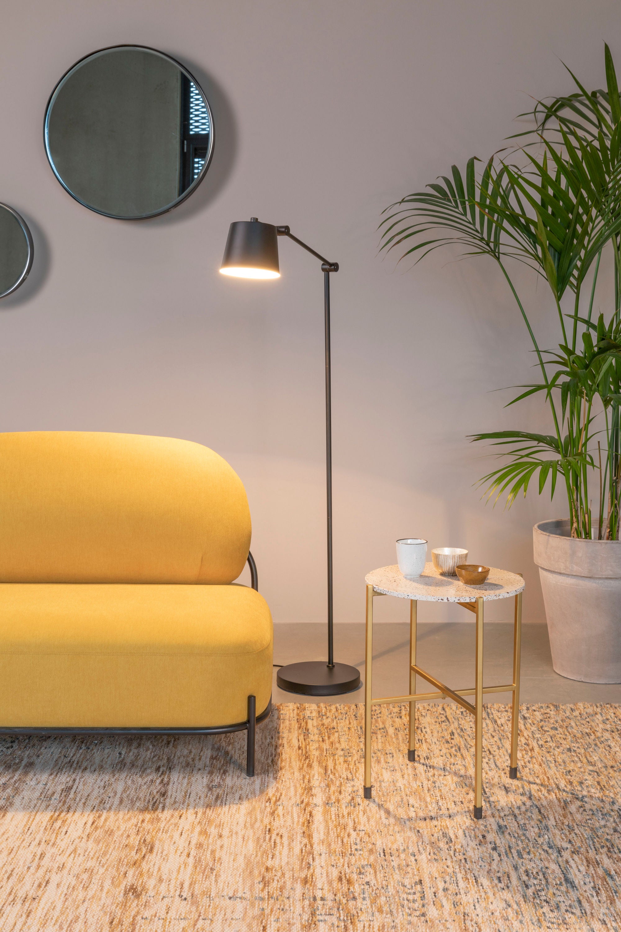 Hajo Black Iron Floor Lamp